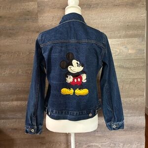 ❤️Disney Denimim Mickey Mouse Jean Jacket‎ Sz S